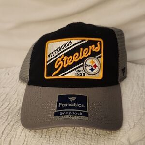 Fanatics Pittsburgh Steelers Trucker Snapback Hat - NEW